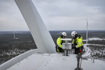 Teknisk miljö vid vindkraftverk